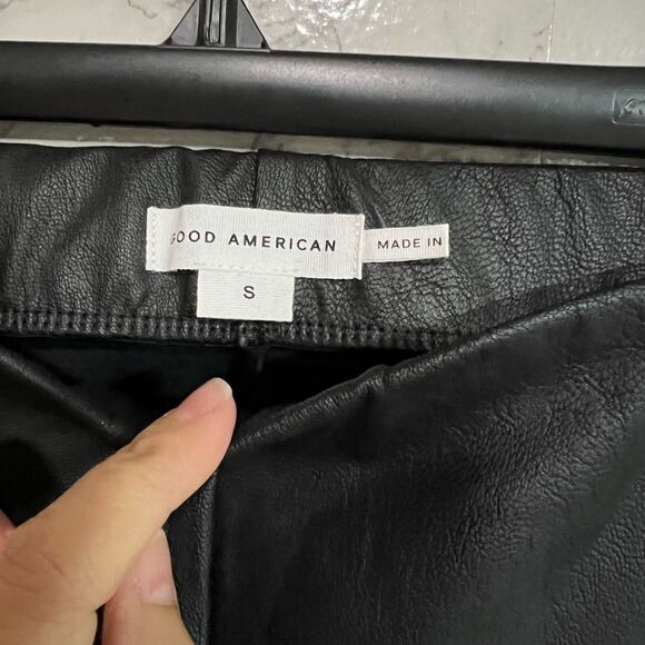 Good American Better Than Faux Leather Leggings Size S - Picture 6 of 16